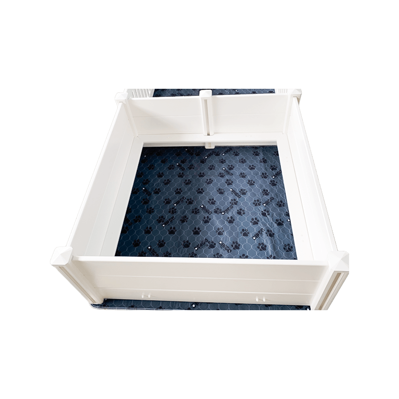 PVC Whelping Box Bruk firkantet jernbane tilkoblet