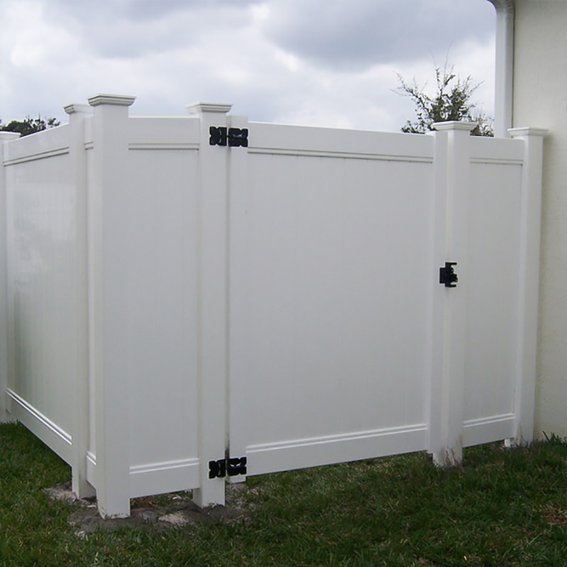 PVC gjerde enkeltportdrakt for hver stil